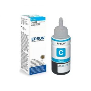 EPSON Cyan T6642 Refill Ink Bottle