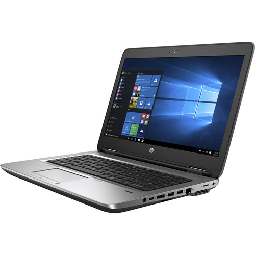 HP ProBook 640 G2 14-Inch Notebook Computer Intel Core I5-6300U 2.4GHz Processor 8GB RAM 500GB HDD Intel HD Graphics Windows 10 Pro V1P73UT