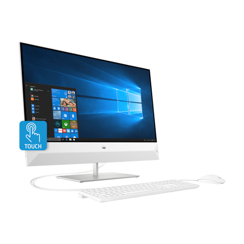 HP Pavilion 27-xa0187nh 27-Inch All-in-One Desktop Computer Intel Core i7-8700T 2.4GHz Processor 16GB RAM 2TB HDD NVIDIA GeForce Graphics Windows 10 Home