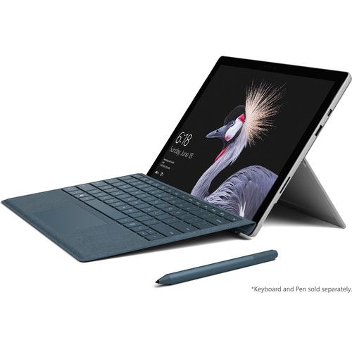 Microsoft Surface Pro 12.3-Inch Tablet Intel Core I5-7300U 2.6GHz Processor 4GB RAM 128GB SSD Intel HD Graphics Windows 10 Pro FJT-00001