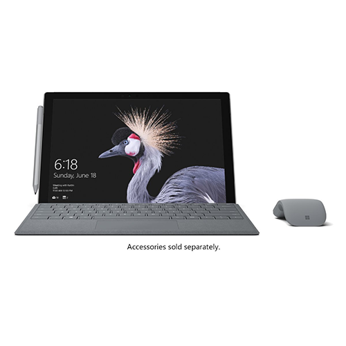 Microsoft Surface Pro5 12.3-Inch Tablet Laptop Intel Core I5-7300U 2.6GHz Processor 8GB RAM 256GB SSD Intel HD Graphics Windows 10 Pro FJK-00006