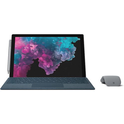 Microsoft Surface Pro6 12.3-Inch Tablet Intel Core I5-8350U 1.7GHz Processor 8GB RAM 128GB SSD Intel UHD Graphics Windows 10 Pro LPZ-00001