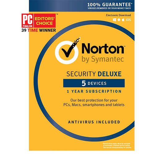 Norton Security Deluxe 5-Device [Key Card]