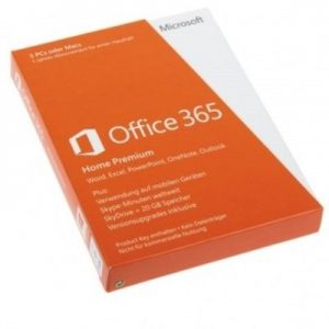 Microsoft Office 365 Home 1-Year Subscription 5-Users [PC/Mac Key Card]