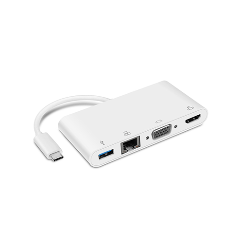 USB Type-C To VGA HDMI ETHERNET