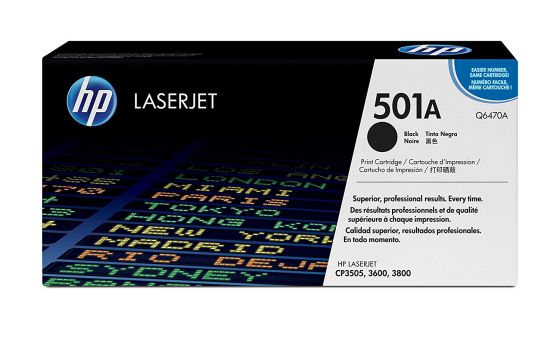 HP LaserJet 501A Original Black Toner Cartridge Q6470A
