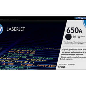 HP LaserJet 650A Black Toner Cartridge CE270A
