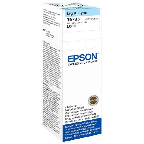 Genuine Epson T6735 Light Cyan 70ml Ink Bottle