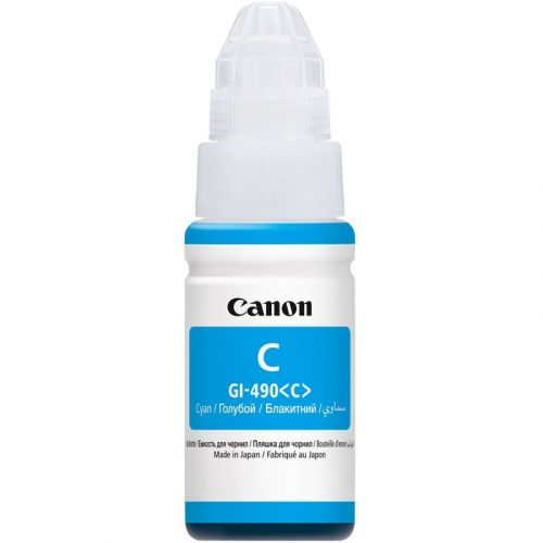 Genuine Canon GI-490 Cyan 70ml Ink Bottle