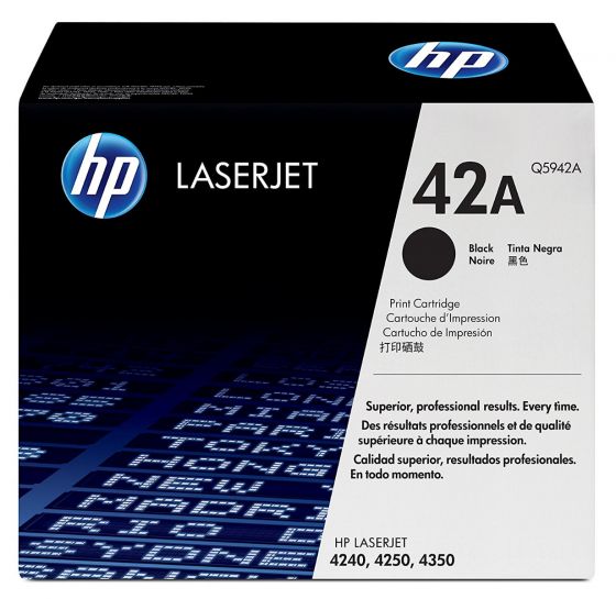 HP LaserJet 42A Original Black Toner Cartridge Q5942A