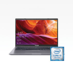 ASUS Laptop Series  Intel® Core i3-7020U Processor 2.3 GHz (3M Cache)15''STAR GREY,4GB,500GB, INTEL HD GRAPHICS 620,DVD,WIFI BT,WIN 10 1 YR WTTY