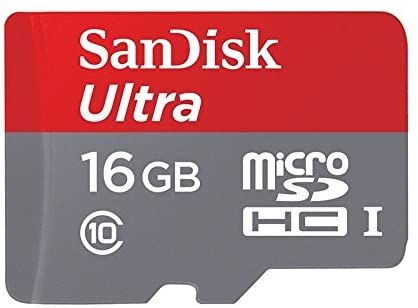 SanDisk Ultra 16GB Memory Card with Adapter (80Mb/s)