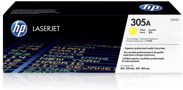 HP 305A | CE412A | Toner Cartridge | Yellow