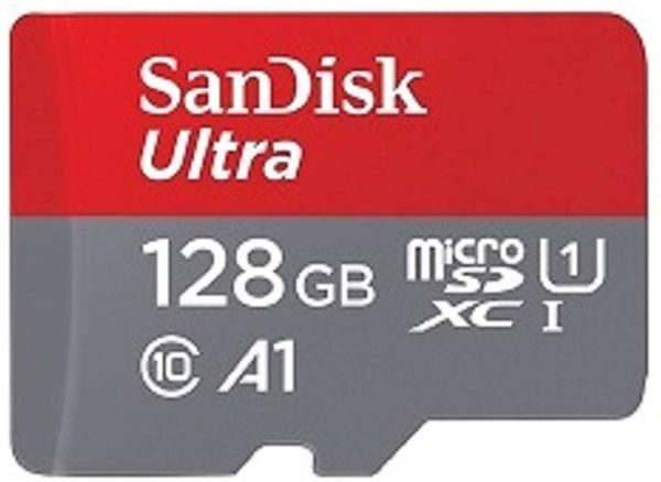 SanDisk Ultra 128GB Memory Card with Adapter (80Mb/s)