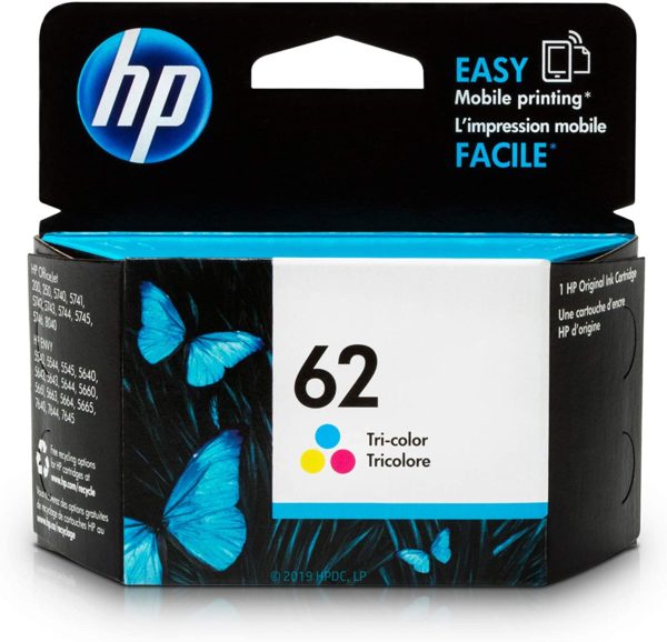 HP 62 Color Ink Cartridge C2P06AN