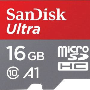 SanDisk 16GB Memory Card with Adapter