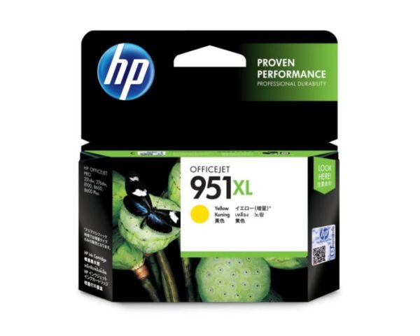 HP Original 951XL High Yield Yellow Ink Cartridge(CN048AA)