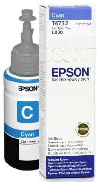 Genuine Epson T6732 Cyan 70ml Ink Bottle