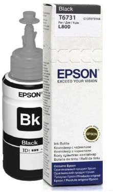 Genuine Epson T6731 Black 70ml Ink Bottle