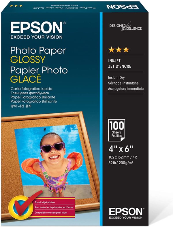 Epson Glossy A4 Photo Paper 1 carton (100 packs)